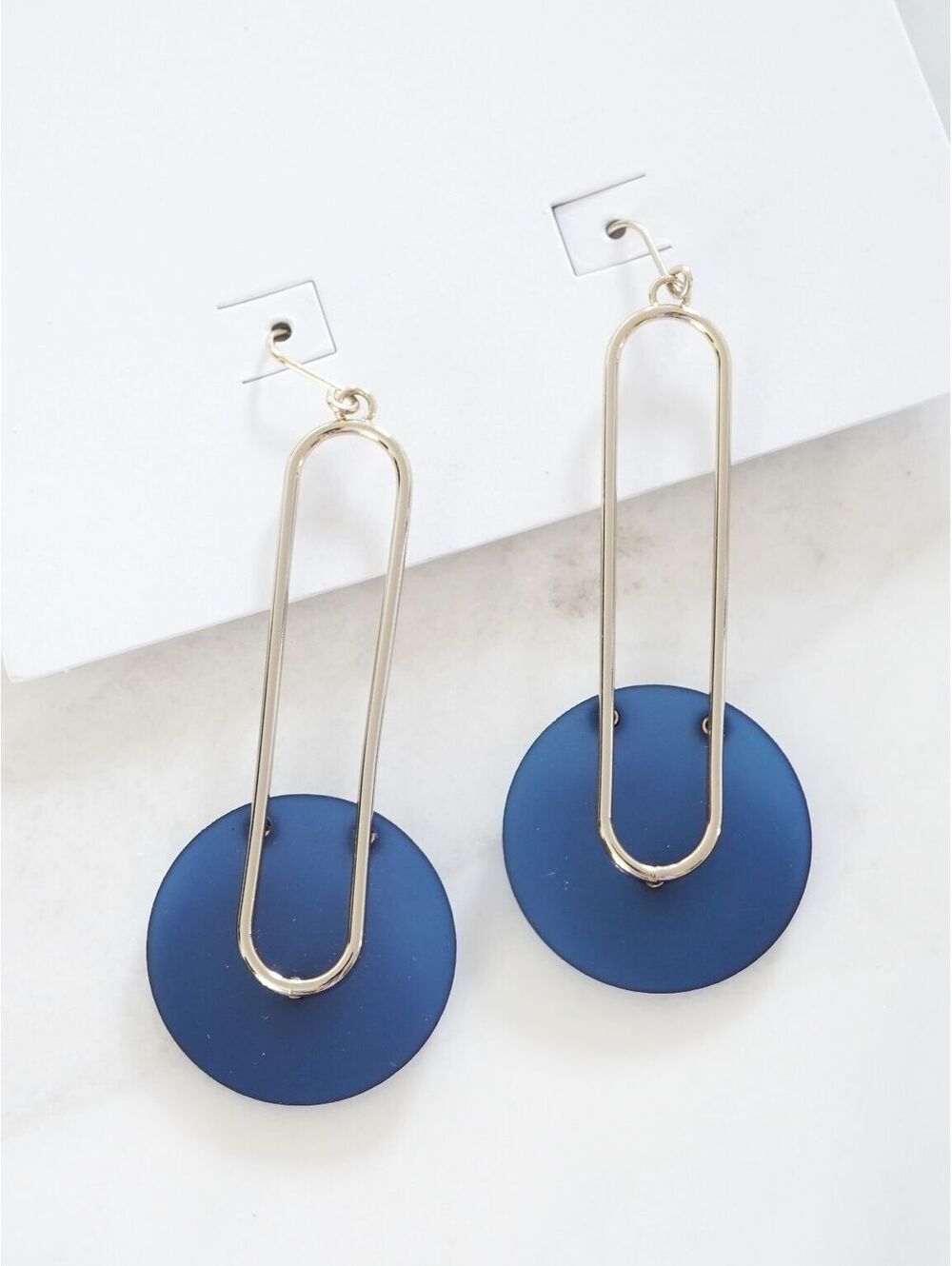 & Other Stories Hanging Duo Shape Earrings